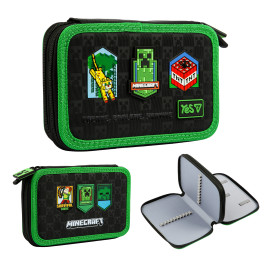 Пенал твердий Yes подвійний HP-01 Minecraft Adventure