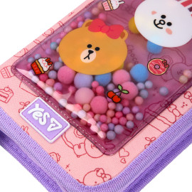 Пенал твердий Yes одинарний з клапаном HP-03 Line Friends Always Together