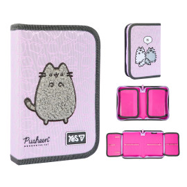 Пенал твердий Yes одинарний з двома клапанами HP-04 Pusheen Delicacy