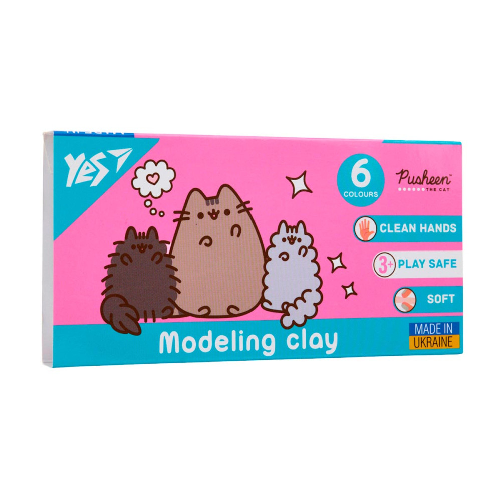 Пластилін Yes, 6 кол., 120г 