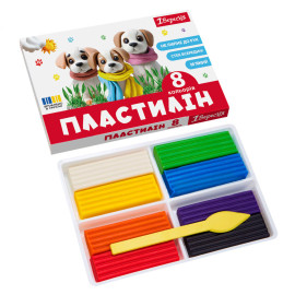 Пластилін 1Вересня, 8 кол., 160г 