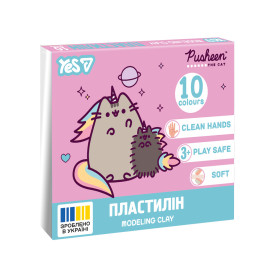 Пластилін Yes, 10 кол., 200г 
