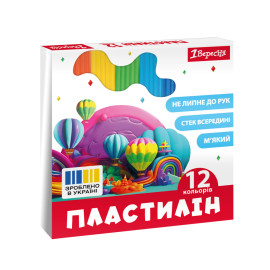 Пластилін 1Вересня, 12 кол., 240г 
