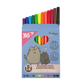 Фломастери Yes 12 кольорів 