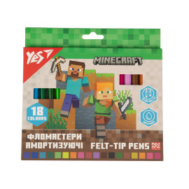 Фломастери Yes 18 кольорів 