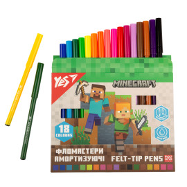 Фломастери Yes 18 кольорів 
