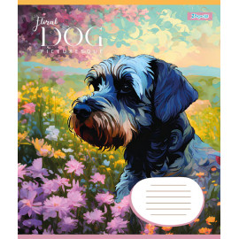 А5/12 лін. 1B Floral dog, зошит учнів.