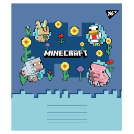 А5/24 кл. Yes Minecraft Spring, зошит учнівський шкільний