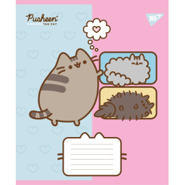 А5/12 лін. Yes Pusheen Funny, зошит учнівський шкільний