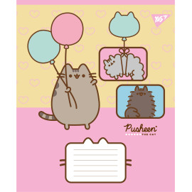 А5/12 лін. Yes Pusheen Funny, зошит учнівський шкільний