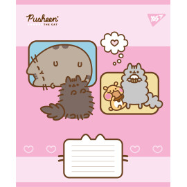 А5/12 лін. Yes Pusheen Funny, зошит учнівський шкільний