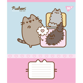 А5/12 лін. Yes Pusheen Funny, зошит учнівський шкільний