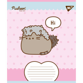 А5/18 лін. Yes Pusheen Weekend, зошит учнівський шкільний
