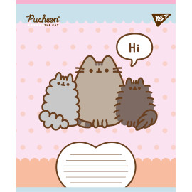А5/18 лін. Yes Pusheen Weekend, зошит учнівський шкільний