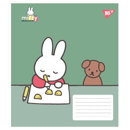 А5/12 кос. Yes Miffy Spring, зошит учнівський шкільний