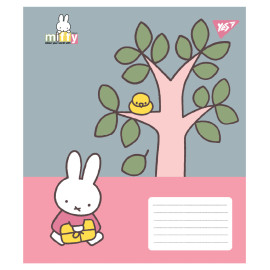 А5/12 кос. Yes Miffy Spring, зошит учнівський шкільний