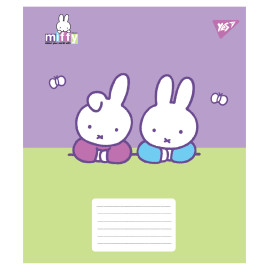 А5/12 кос. Yes Miffy Spring, зошит учнівський шкільний