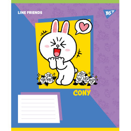 А5/18 лін. Yes Line Friends Funny, зошит учнівський шкільний