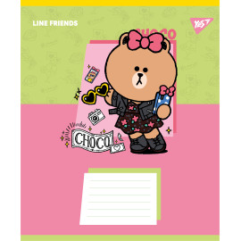 А5/18 лін. Yes Line Friends Funny, зошит учнівський шкільний