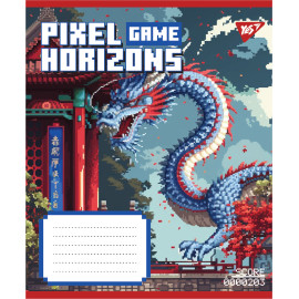 А5/12 лін. Yes Pixel game, зошит учнівський шкільний