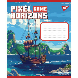 А5/12 лін. Yes Pixel game, зошит учнівський шкільний