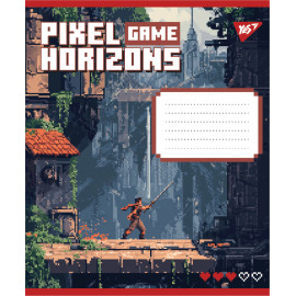 А5/12 лін. Yes Pixel game, зошит учнівський шкільний