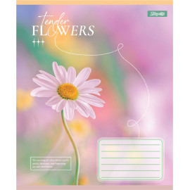 А5/60 лін. 1В Tender Flowers, зошит учнівський загальний