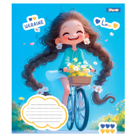 А5/12 лін. 1B Free and Happy, зошит учнівський шкільний