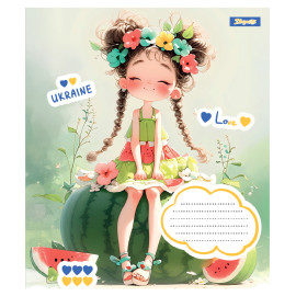 А5/12 лін. 1B Free and Happy, зошит учнівський шкільний