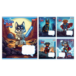 А5/12 лін. 1B Super Dog, зошит учнівський шкільний