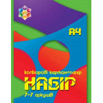 А4 7+7 Кольровий картон+кольоровий папір "Тетрада" 1/25 А4 7+7 Кольровий картон+кольоровий папір "Тетрада" 1/25