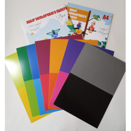 А4 7 Папір кольоровий "КОЛЬОРОВИЙ ДУЕТ", Арт.1185, 1/50 А4 7 Папір кольоровий "КОЛЬОРОВИЙ ДУЕТ", Арт.1185, 1/50