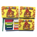 Пластилін ВОСКОВИЙ на 8 кол. 130 гр. зі стеком (Шоу-Бокс), ТМ 