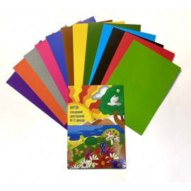 А4 12 арк. Картон кольоровий двосторонній, ТМ  А4 12 арк. Картон кольоровий двосторонній, ТМ