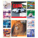 Зошит 36 арк.лінія Тверда ТЕ22411 Мікс 36ЛВ1, 20/240 8к.