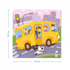 300132 Пазл 4в1 Транспорт