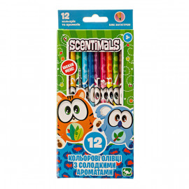 SCENTIMALS: 12 ароматизованих кольорових олівців