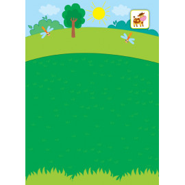 Перші наліпки. Му-у! На лузі