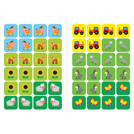 Перші наліпки. Му-у! На лузі