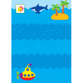 Книга Перші наліпки. Хлюп-хлюп! У морі