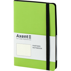 Книга записна Partner Soft, 125*195, 96арк, крап, салатова