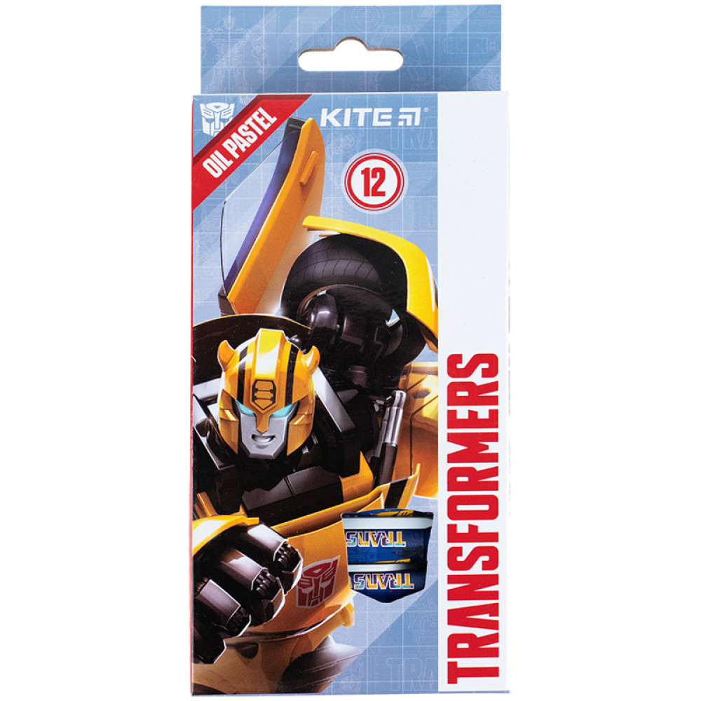 Пастель масляна Transformers, 12 кольорів