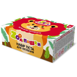 Тісто для ліплення ZOOліпашки шоу-бокс  Лев 20г/12кол/60ст