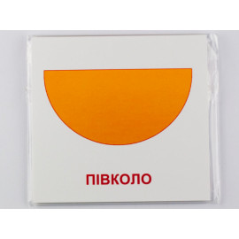 Картки міні Геометричні фігури (110х110 мм) (укр) Картки міні Геометричні фігури (110х110 мм) (укр)