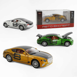 Машина TX 10355 Авто Експерт, металопластик, масштаб 1:22, світло, звук, інерція, відчиняються двері, багажник та капот