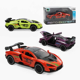 Машинка MG-39080, Авто Експерт, металопластик, 1:32, світло, звук, інерція, відчиняються двері, капот