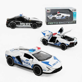 Машинка MG-28115, Авто Експерт, металопластик, 1:32, світло, звук, інерція, відчиняються двері, капот, багажник
