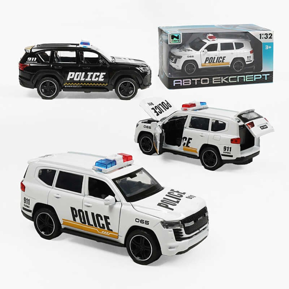 Машинка MG-94077, Авто Експерт, металопластик, 1:32, світло, звук, інерція, відчиняються двері, капот, багажник