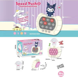 Розважальна гра POP IT 1191 A, фігурка героя, 4 режими, змінювання гучності, звуки, мелодії, озвучування англ. мовою, підсвічування