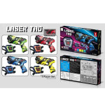 Пістолет 2140 A, сенсорна мішень, набір на 1 гравця, електронне табло,  підсвічування, озвуч. англ. Мов.